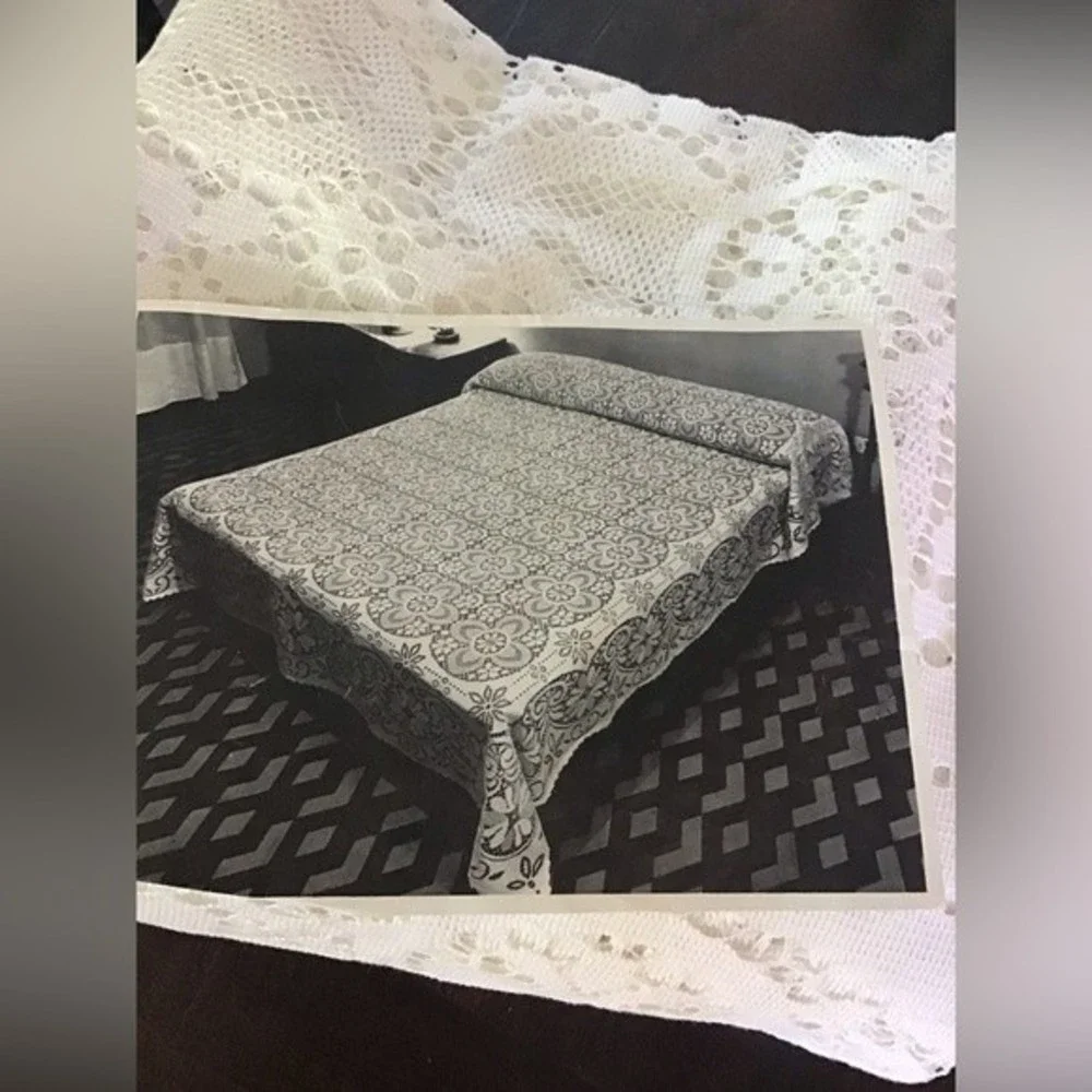 Crocheted Handmade Bedspread Full